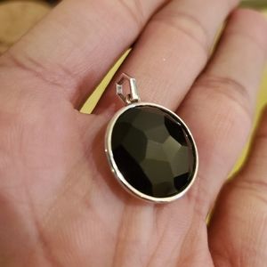 Ippolita Rock Candy Sterling Silver Onyx Pendant